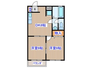 ブランコートⅡの物件間取画像